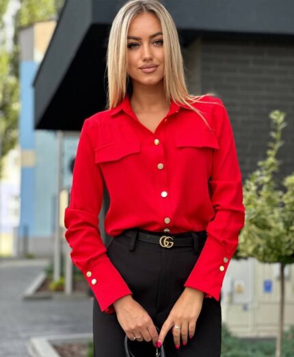 Koszula PATKI -Czerwień