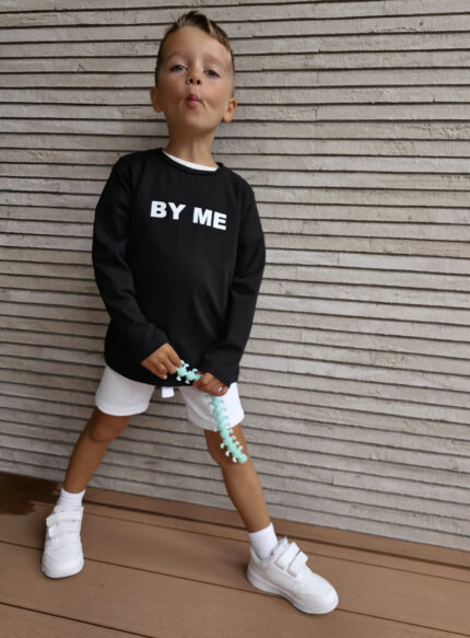 Longsleeve dziecięcy CHILD Du - czarny