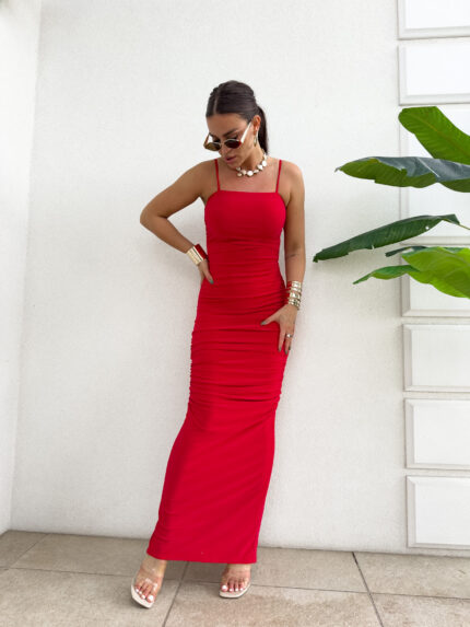 Sukienka AURA- czerwona