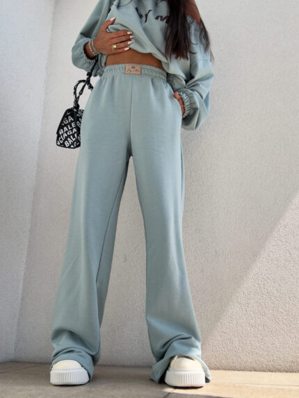 Spodnie SEVEN – szałwiowe