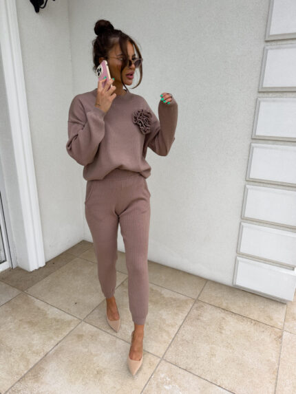 Komplet DELANI LONG – mokka