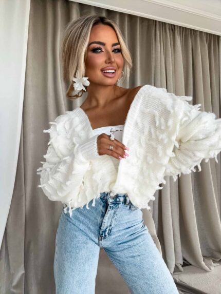 Sweter LIZZY – ecru