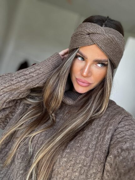 Opaska CATI - czekoladowa